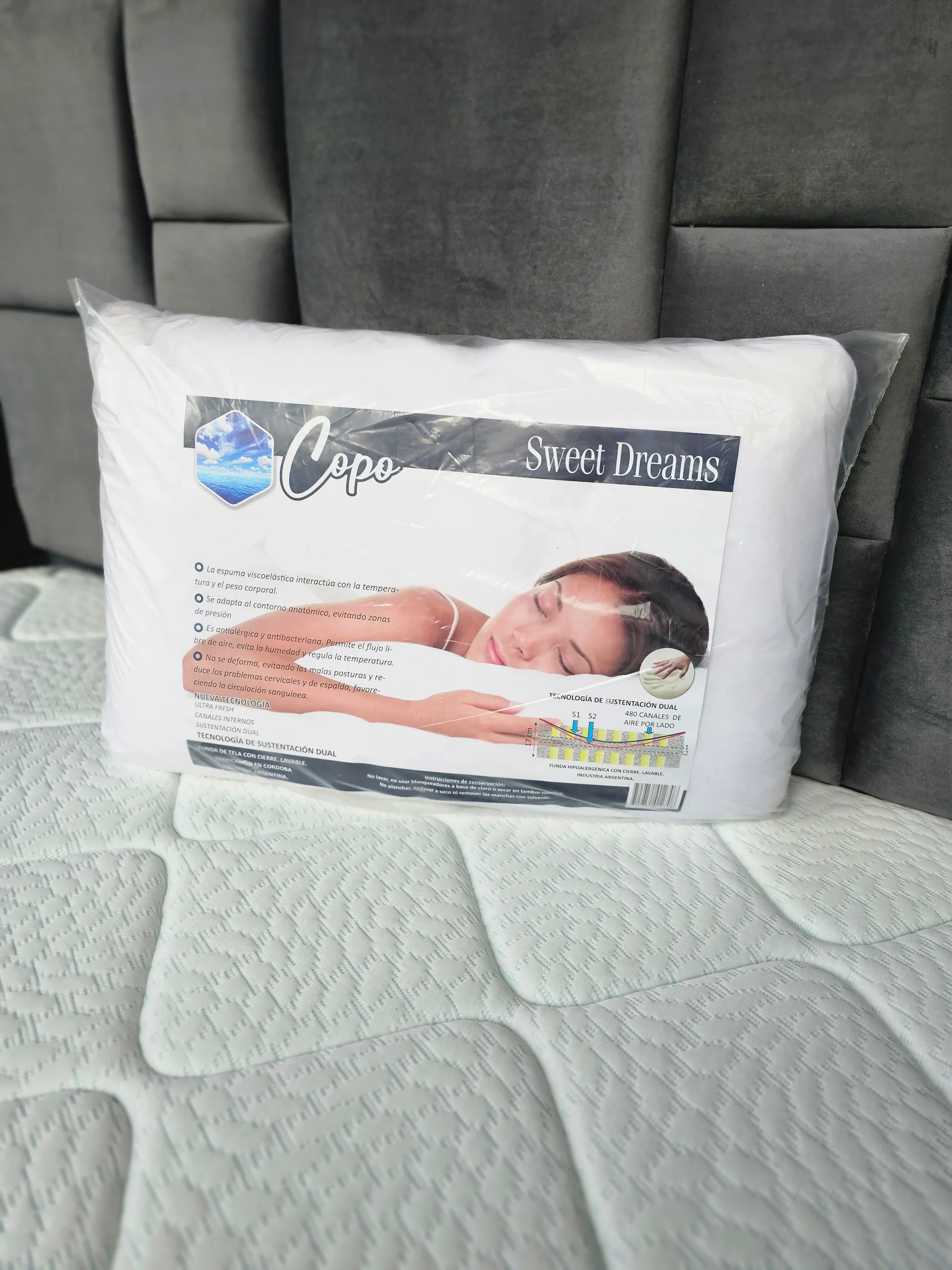 Almohada Copos
